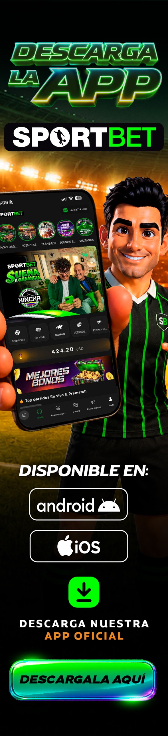 Descarga la app de SPORTBET